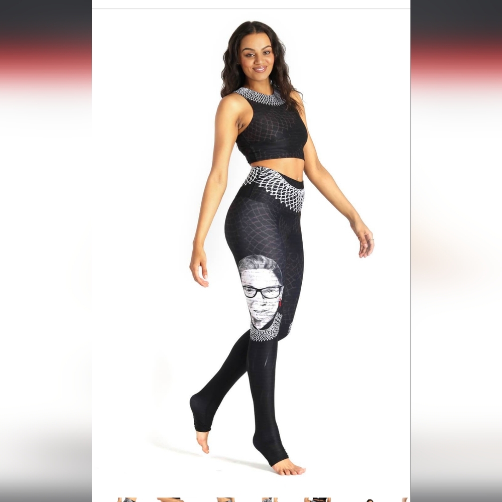 Notorious RBG Printed Yoga Leggings